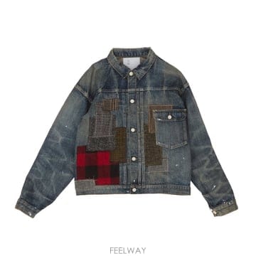 26 F/W 준야 와타나베 코튼 데님 X 멀티 FABRICS 믹스 뉴 B0742336110
