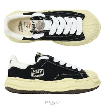 메종미하라야스히로 블레이키 남녀공용 스니커즈 A09FW732 BLACK