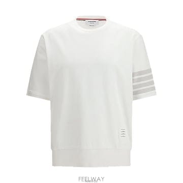 톰브라운 4바 코튼 저지 티셔츠