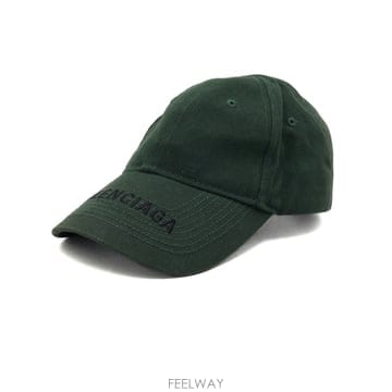 발렌시아가 541400 자수 로고 클래식 베이스볼 캡 모자aa68295