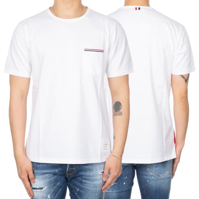 Thom Browne [����] ����� �Ｑ ���� Ƽ���� MJS010A 01454 100[����] ����� �Ｑ ���� Ƽ���� MJS010A 01454 100