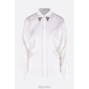Versace [E32]������ü 10265081A138781W000 ���� ���� ����콺 VERSACE poplin and[E32]������ü 10265081A138781W000 ���� ���� ����콺 V