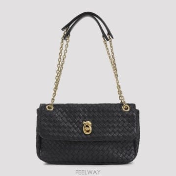 Bottega Veneta [D14]���װ� ����Ÿ 876648V6JG0 1019 BLACK ���� ����� ȣ���� ũ�ν��� Bottega[D14]���װ� ����Ÿ 876648V6JG0 1019 BLACK ���� ����� 