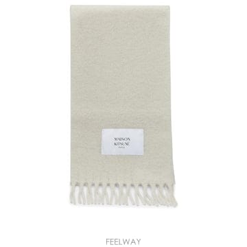 [V90]메종 키츠네 LM06206WA00220548 남성 스카프 머플러 Alpaca Fringed Scar