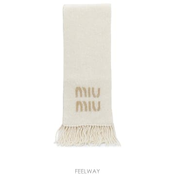 Miu Miu [V90]�̿�̿� 5FS0622CQDF0009 ���� ��ī�� �񵵸� ���÷� �� Merino Wool Fring[V90]�̿�̿� 5FS0622CQDF0009 ���� ��ī�� �񵵸� ����