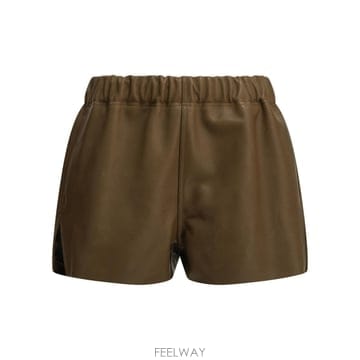 Rick Owens [V90]�������� RO02F5392LCE144 ���� ������ �ݹ��� ���� Leather shorts with [V90]�������� RO02F5392LCE144 ���� ������ �ݹ��� ���� 