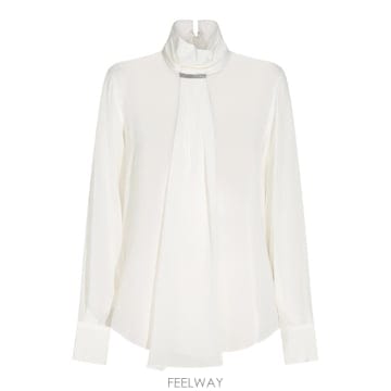 Brunello Cucinelli [B47]���ڷ� ��ġ�ڸ� MB993B1G04C600 ���� ���� ���� ����콺 WHITE SILK SHIRT[B47]���ڷ� ��ġ�ڸ� MB993B1G04C600 ���� ���� ���� 