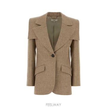 [X45]끌로에 CH26WVE35068 24F 여성 자켓 베스트 다운베스트 질렛 Beige stretch w