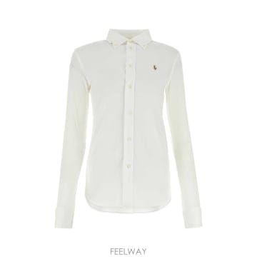 Ralph Lauren [X45]����  211664427 003 ���� ���� ���� ����콺 White piquet shirt[X45]����  211664427 003 ���� ���� ���� ����콺 White