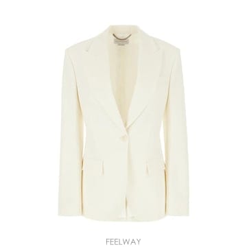 Stella McCartney [W63]���ڶ� ��īƮ�� 6501373HU707 9200 ���� �������� ���� ����Ʈ Blazer in lan[W63]���ڶ� ��īƮ�� 6501373HU707 9200 ���� �������� 