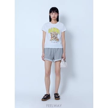 26 F/W 가니 베이직 코튼 베이비 타이거 티셔츠 A1050258  B0112337082