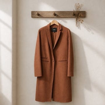 마쥬(Maje) GALAXIE 울 블렌드 롱 코트 36사이즈