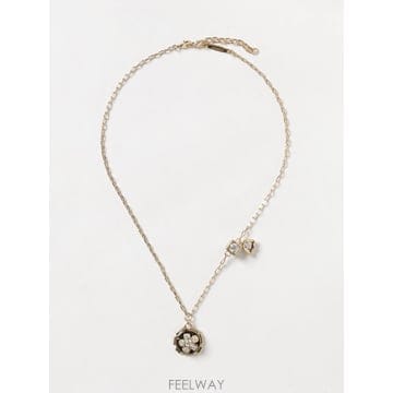 [A6] 페라가모 760938 여성 목걸이 760938-790710-ORO/BLACK