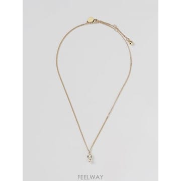 [A6] 지미추 JCPEARLCUBEPNDNTFTA 여성 목걸이 JCPEARLCUBEPNDNTFTA-GOLD