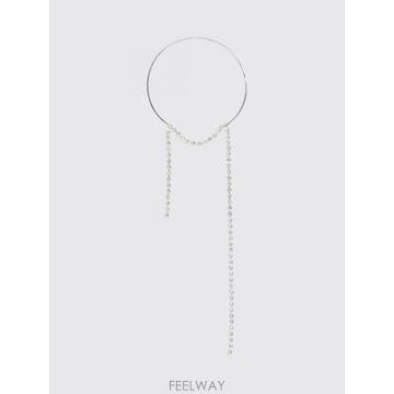 메종마르지엘라 라인스톤 목걸이 SM