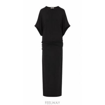 FW26[더로우] 드레스 10973 K486BLK [B0]