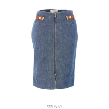 FW26[펜디] 미디스커트 FLQ609 AW8HF0QB0 [B0]