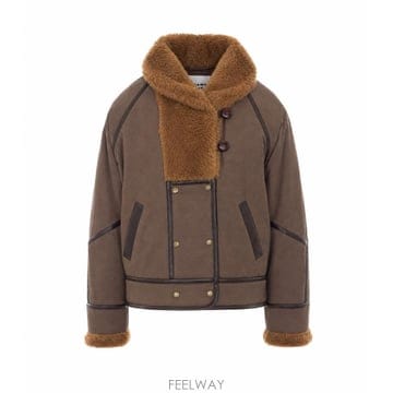 FW26[이자벨마랑 에뚜왈] 파카 VE0725FA D3C01E50BW [B0]