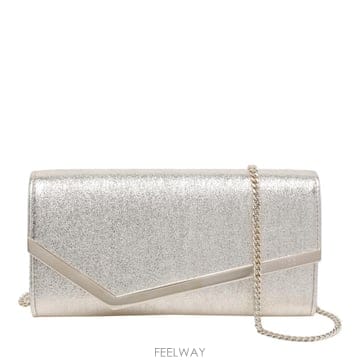 FW26[지미추] 클러치백 EMMIE DXBPLATINUM ICE LIGHT GOLD [B0]