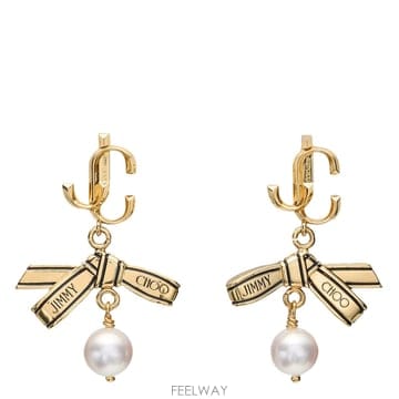 FW26[지미추] 귀걸이 RBN PEARL EARRING JKIGOLD BLACK WHITE [B0]