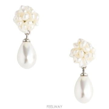 FW26[셀프포트레이트] 귀걸이 607E PEARL [B0]