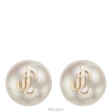 FW26[지미추] 귀걸이 JC PEARL STUDS DXQGOLD WHITE [B0]