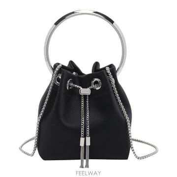 FW26[지미추] 버켓백 BON BON FUQBLACK SILVER [B0]