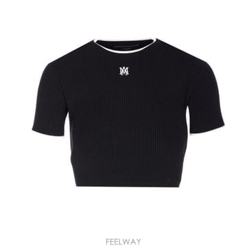 FW26[아미리] 티셔츠 KNTE1008 BLACK [B0]