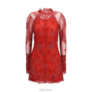 26FW 블루마린 원피스 RF6062J1616 X0824 RED