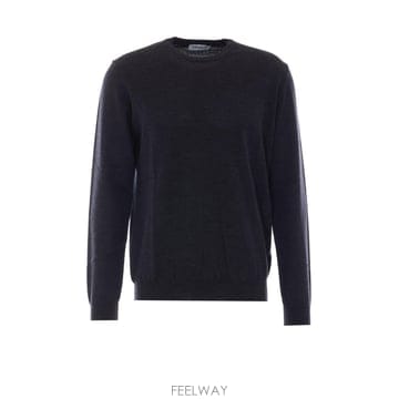 FW26[프리미아타] 스웨터 PMG48 ANTHRACITE MELANGE [B0]