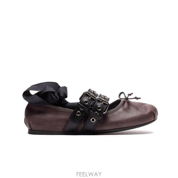 SS26[미우미우] 발렛슈즈 5F466A 3ZLVF0003 [B0]