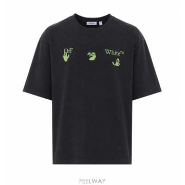 FW26[오프화이트] 티셔츠 OMAA120F26JER019 001 [B0]