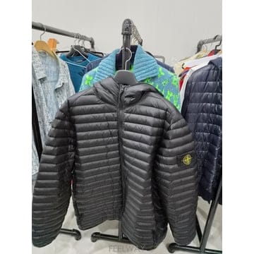 22FW 771540324 V0020 와펜패치 나일론 다운TC 자켓 블랙 남성 자켓(3XL)