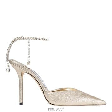 Jimmy Choo FW26[������] ������ ������ SAEDA 100 DQMPLATINUM CRYSTAL [B0]FW26[������] ������ ������ SAEDA 100 DQMPLATINUM CRYST