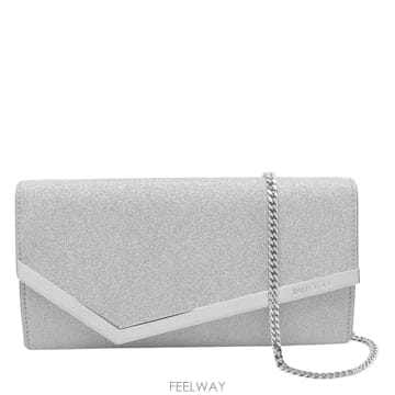 Jimmy Choo FW26[������] Ŭ��ġ�� EMMIE IGTSILVER [B0]FW26[������] Ŭ��ġ�� EMMIE IGTSILVER [B0]