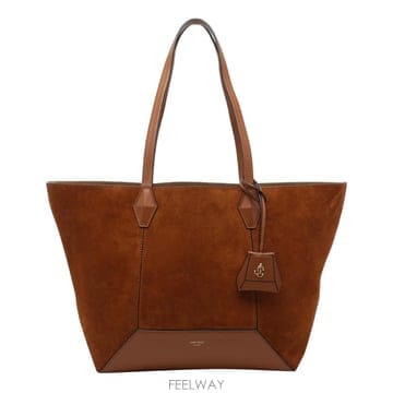 FW26[지미추] 토트백 DIAMOND TOTE M SUETAN GOLD [B0]