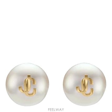 Jimmy Choo FW26[������] �Ͱ��� MAXI PEARL STUDS DXQGOLD WHITE [B0]FW26[������] �Ͱ��� MAXI PEARL STUDS DXQGOLD WHITE [B0