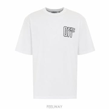 FW26[오프화이트] 티셔츠 OMAA120F26JER00Y 100 [B0]