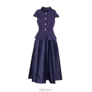 Self Portrait SS26[������Ʈ����Ʈ] �巹�� 161M NAVY [B0]SS26[������Ʈ����Ʈ] �巹�� 161M NAVY [B0]