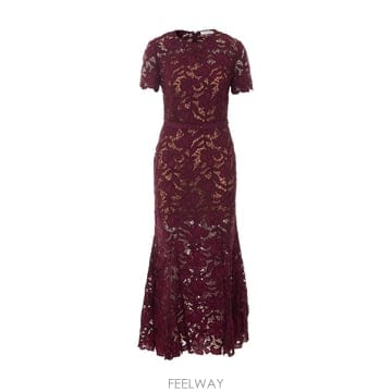 Self Portrait FW26[������Ʈ����Ʈ] �巹�� 107M BURGUNDY [B0]FW26[������Ʈ����Ʈ] �巹�� 107M BURGUNDY [B0]