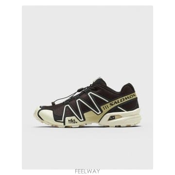 인더샵 SALOMON 살로몬 아이보리 블랙 스니커즈