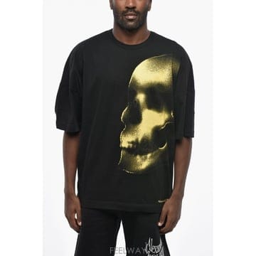 인더샵 Alexander McQUEEN 알렉산더 맥퀸 블랙 반팔 티셔츠
