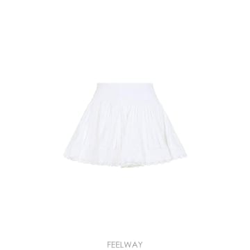 인더샵 ALAIA 알라이아 화이트 스커트