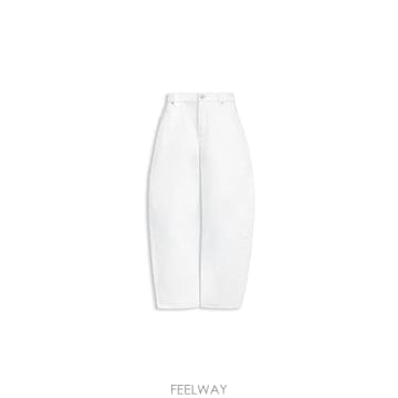 인더샵 ALAIA 알라이아 화이트 데님 팬츠