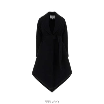 인더샵 ALAIA 알라이아 블랙 코트