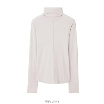 인더샵 Tory Burch 토리버치 그레이 롱슬리브 탑