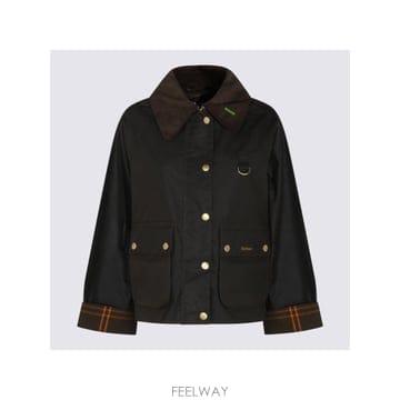 인더샵 Barbour 바버 블랙 자켓