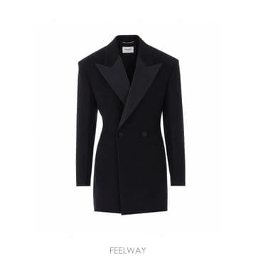 인더샵 SAINT LAURENT 생로랑 블랙 테일러드 자켓