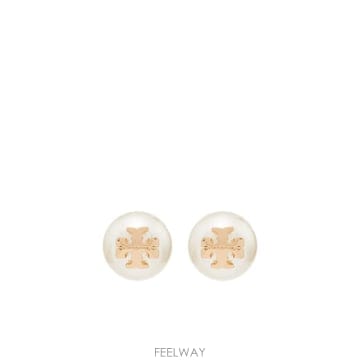 인더샵 Tory Burch 토리버치 화이트 귀걸이