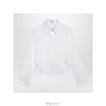 인더샵 ALAIA 알라이아 화이트 셔츠   블라우스